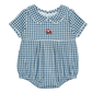 Tractor Icon Gingham Bubble