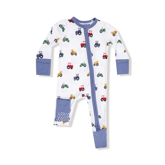 Mini Tractors  Convertible Romper