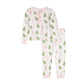Christmas Tree Bow Pajama Set