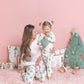 Christmas Tree Bow Pajama Set