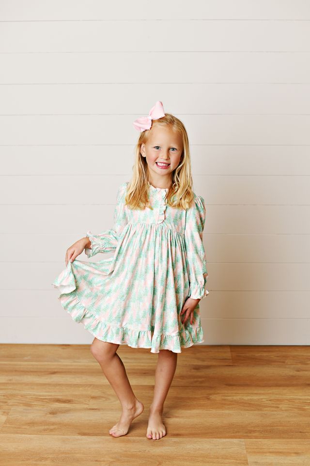 Swoon Kids Christmas Tree Butterknit Play Dress