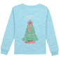 Girls Merry And Bright LS Powder Blue