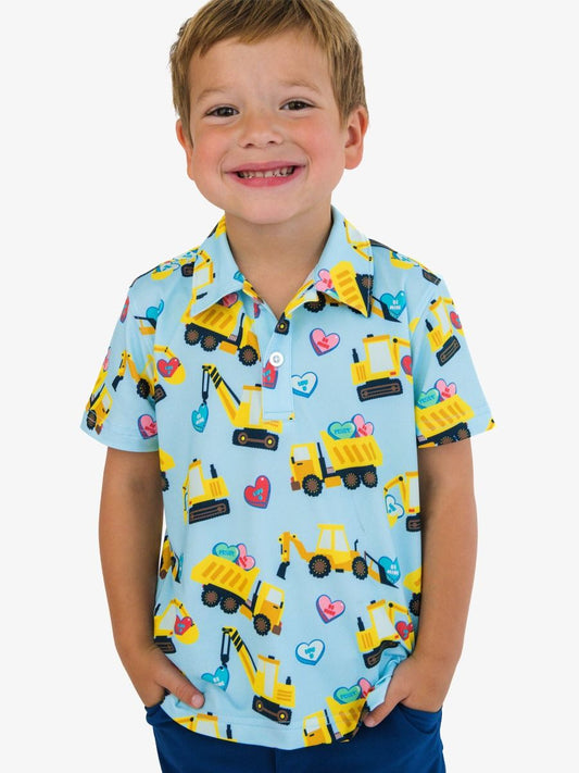 Loads of Love Knit Short Sleeve Performance Polo