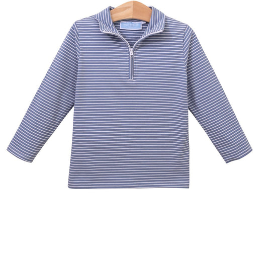 Tucker Pullover- Slate Blue