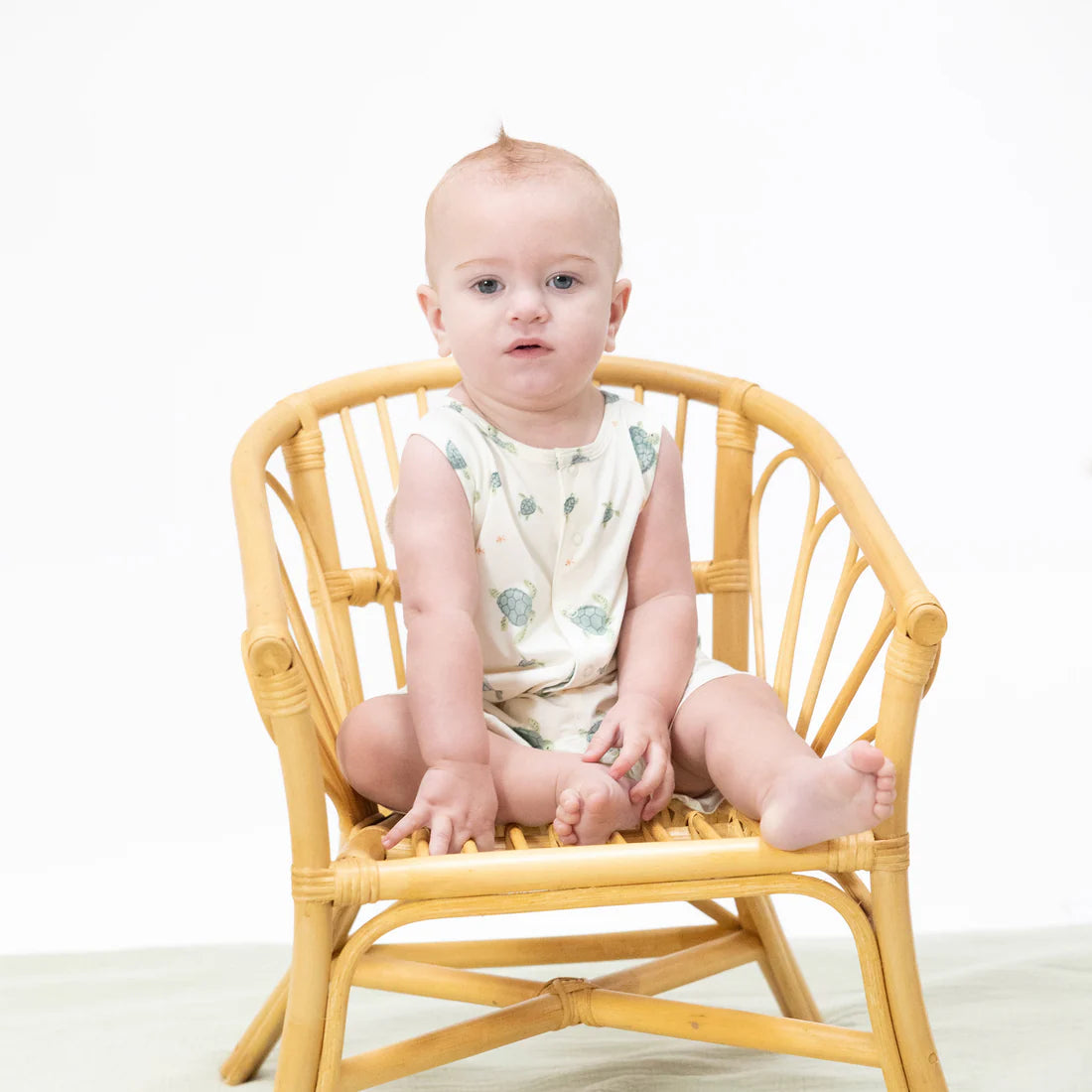 Sea Turtles  Sleeveless Shortie Romper