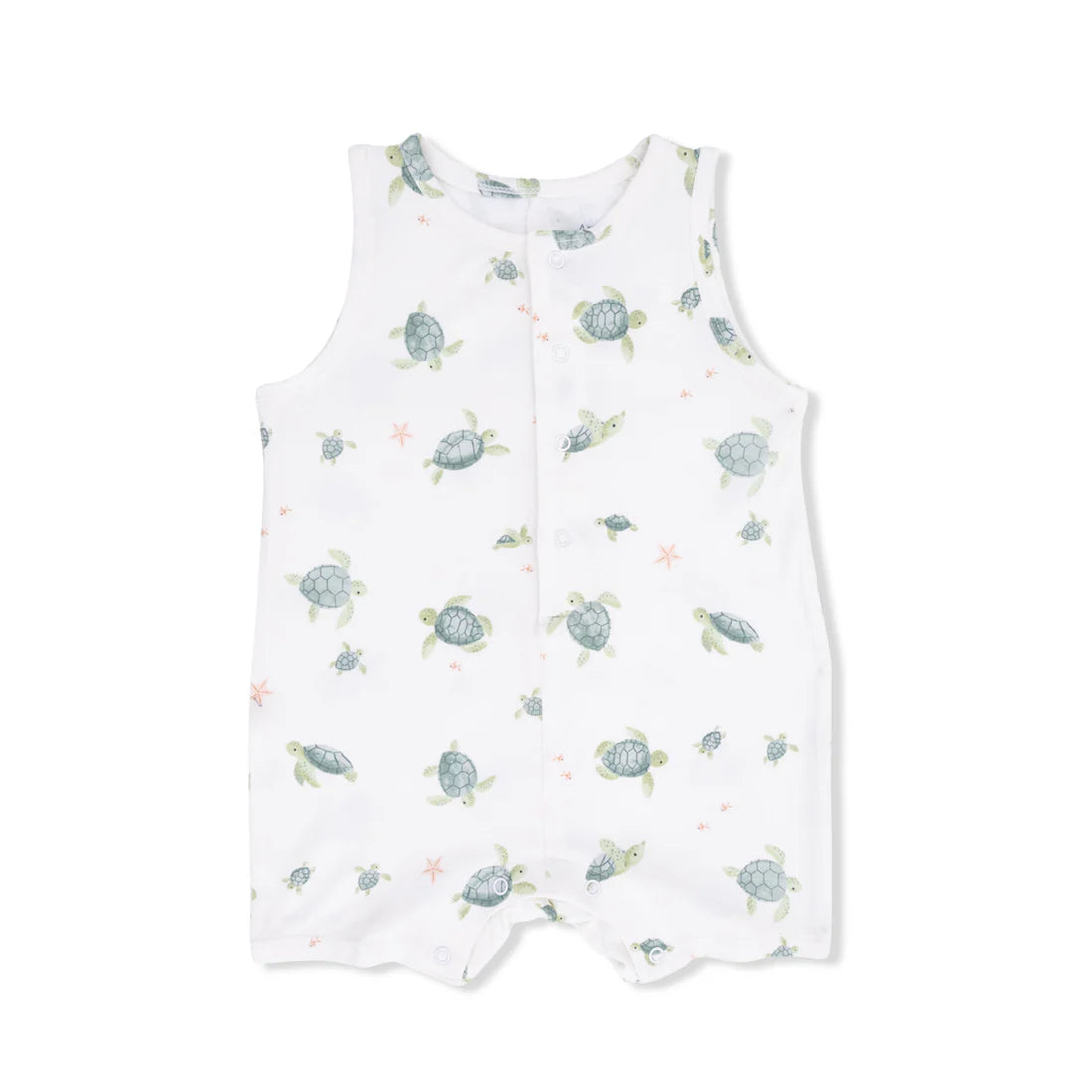 Sea Turtles  Sleeveless Shortie Romper