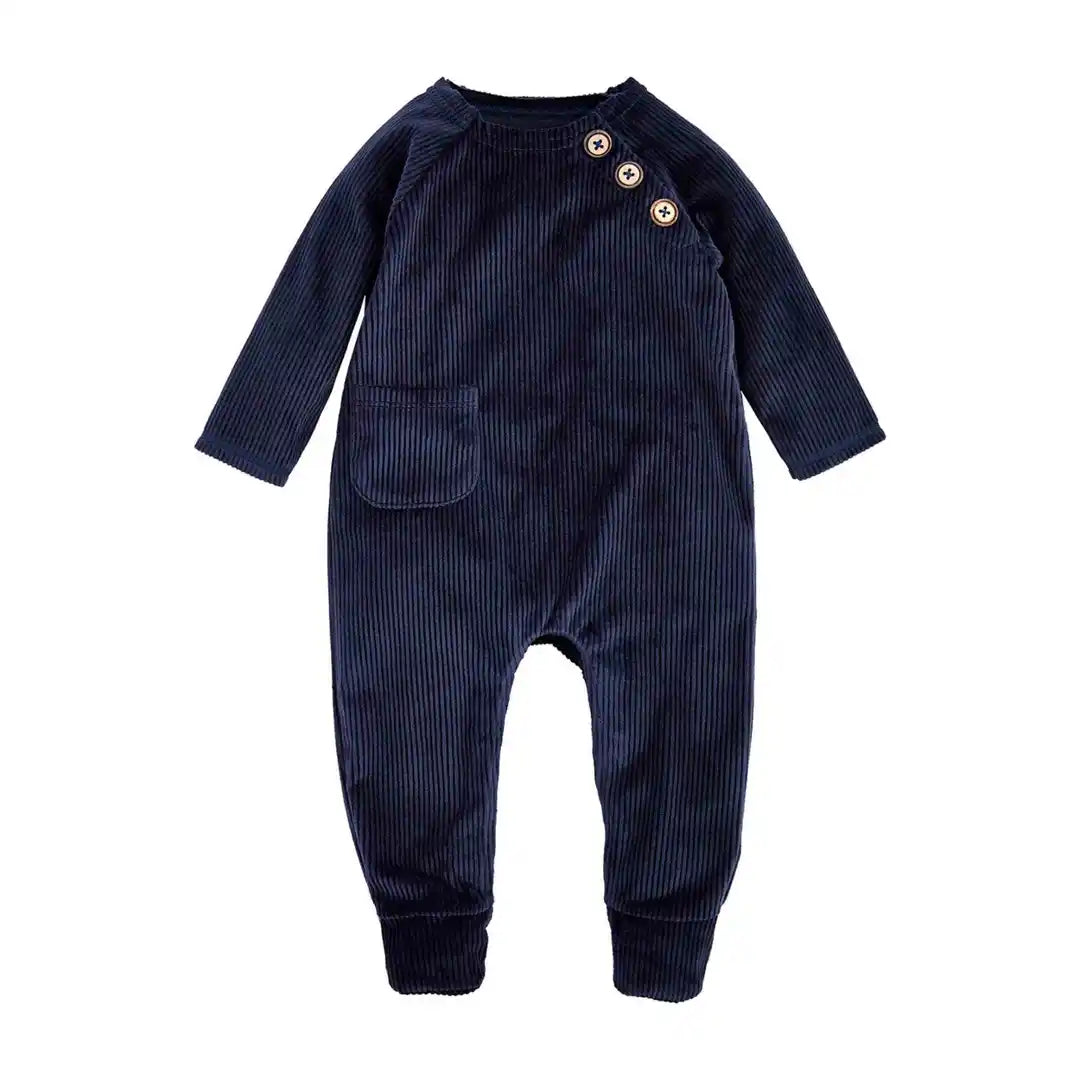 Navy Velour Sleeper