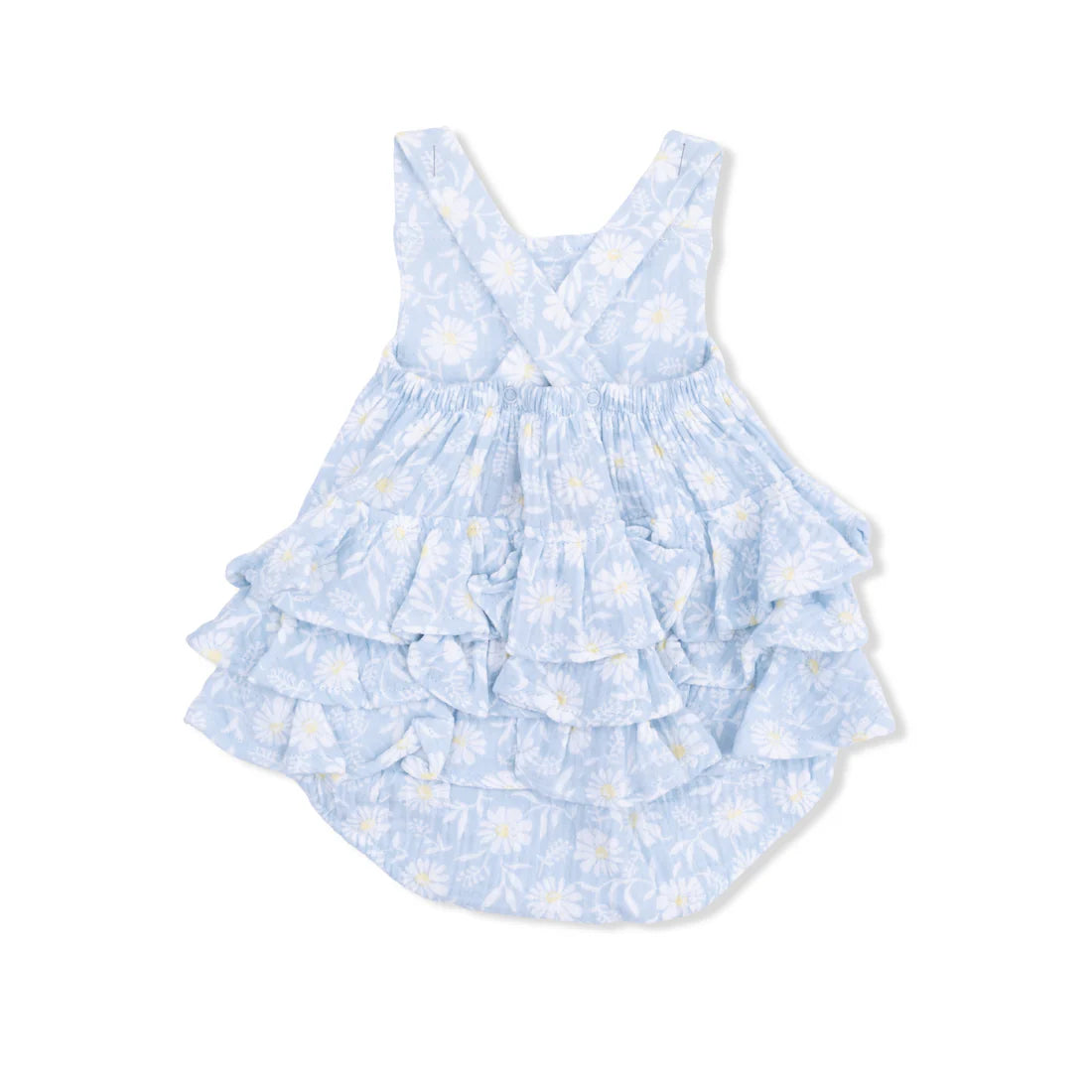 Western Daisies  Ruffle Sunsuit