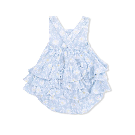 Western Daisies  Ruffle Sunsuit