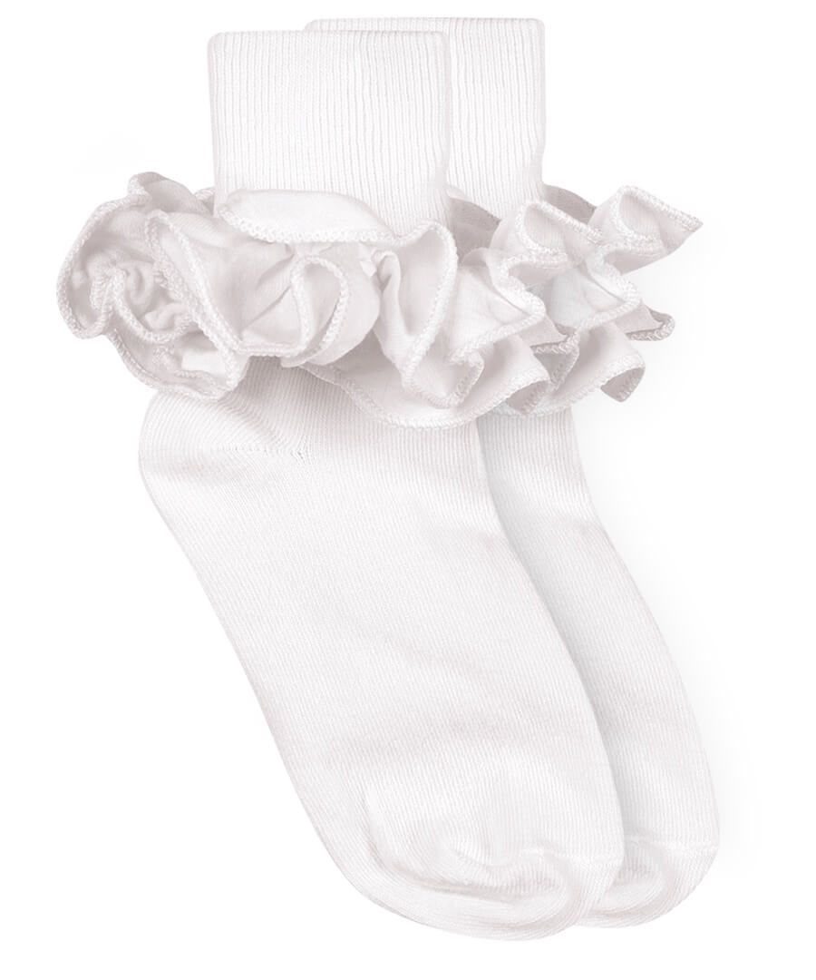 Knit Ruffle Socks