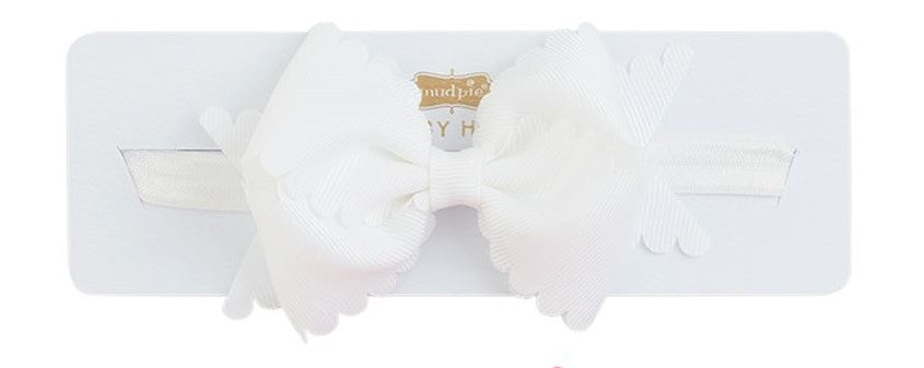 Scallop Bow Headband