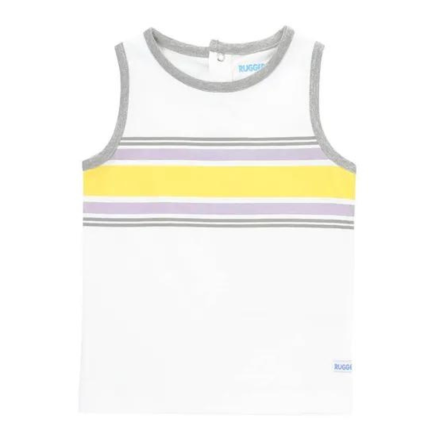 White Stripe Tank