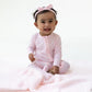 Baby Woodland  2 Way Ruffle Back Zipper Footie