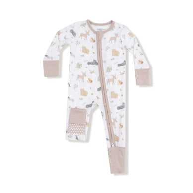 Woodland Babies - 2 Way Zipper Romper