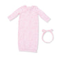 Baby Woodland  Kimono Gown and Knot Headband
