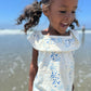 Blue Spring Floral Zoe Top